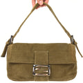 FENDI CORDUROY BAGUETTE BAG