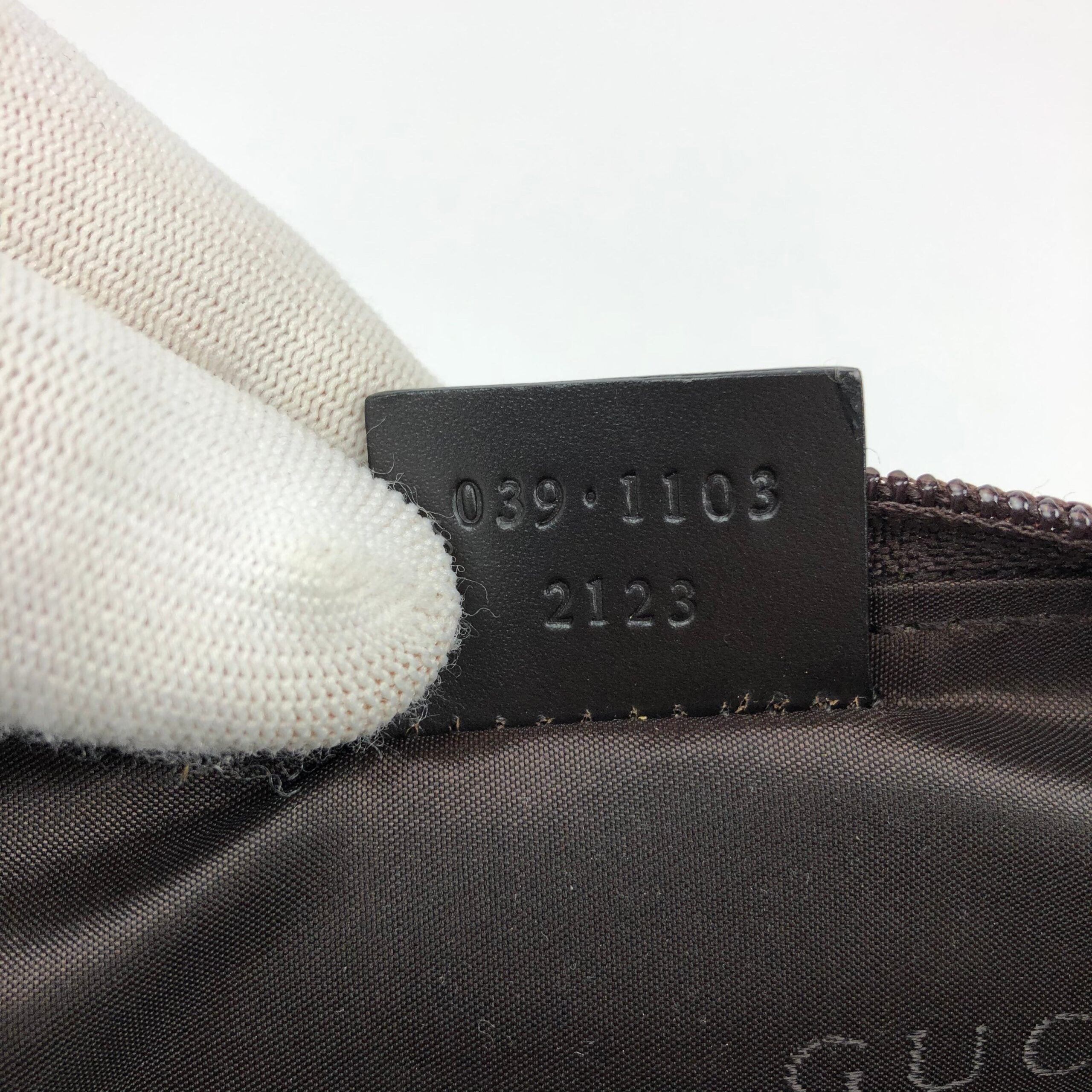 GUCCI MONOGRAM SHOULDER BAG