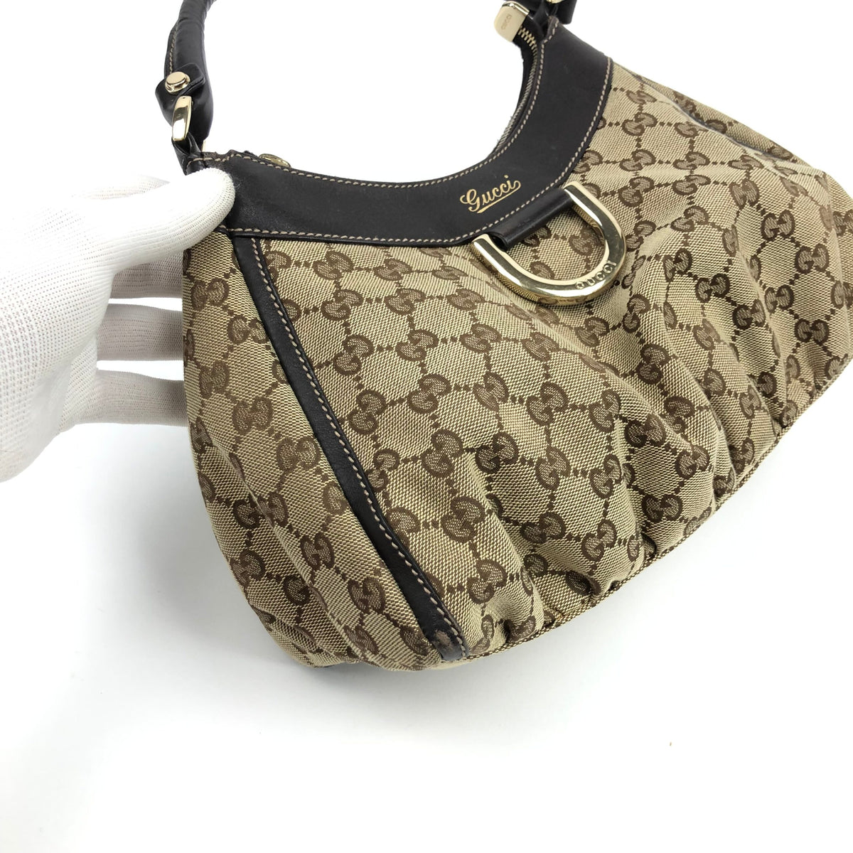 GUCCI MONOGRAM ABBEY SHOULDER BAG