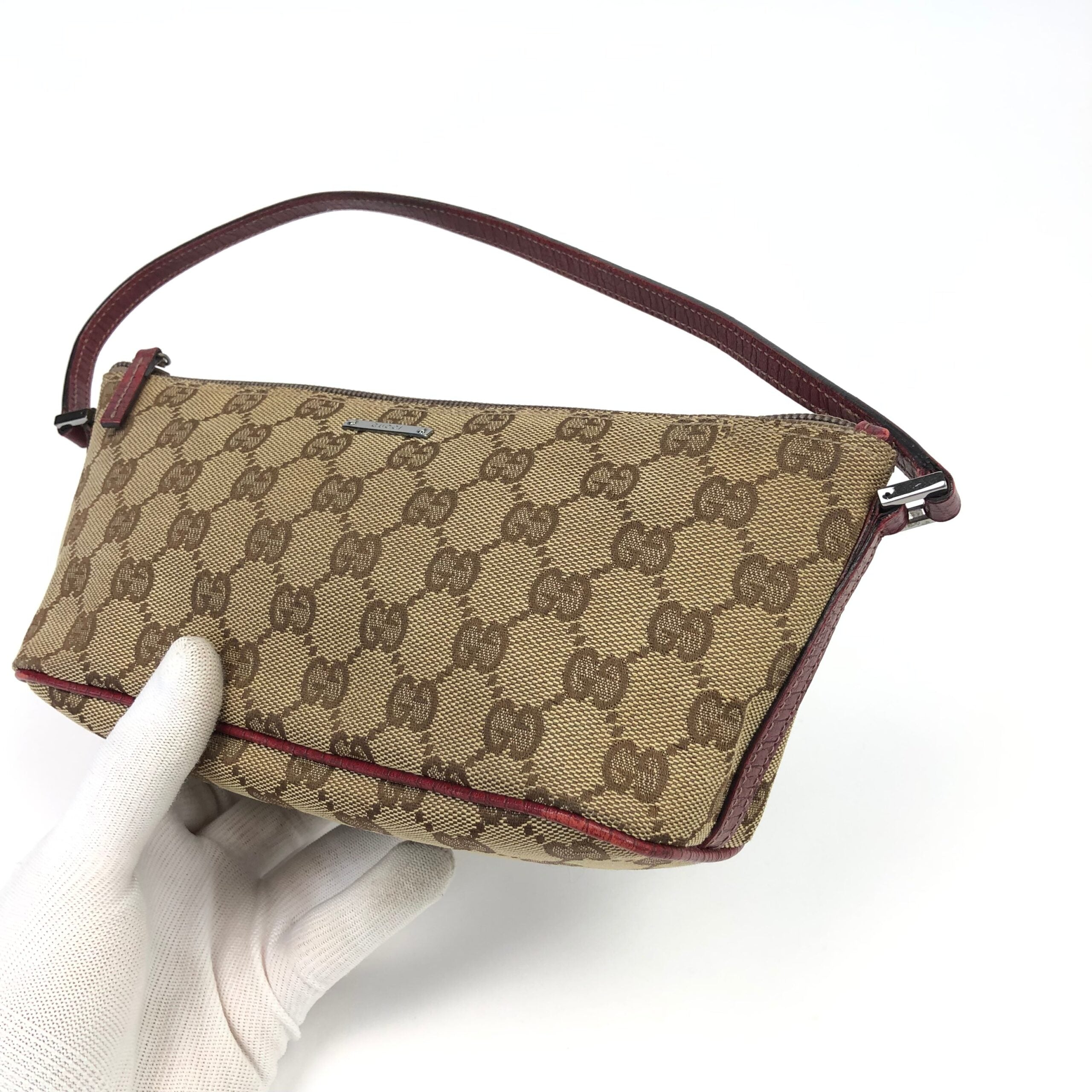 GUCCI MONOGRAM SHOULDER BAG