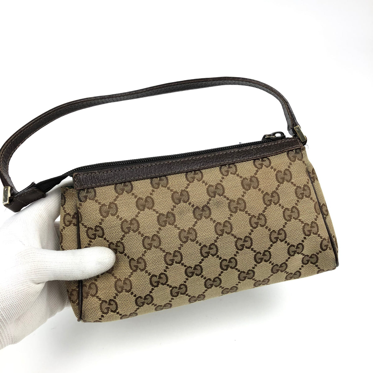 GUCCI MONOGRAM SHOULDER BAG