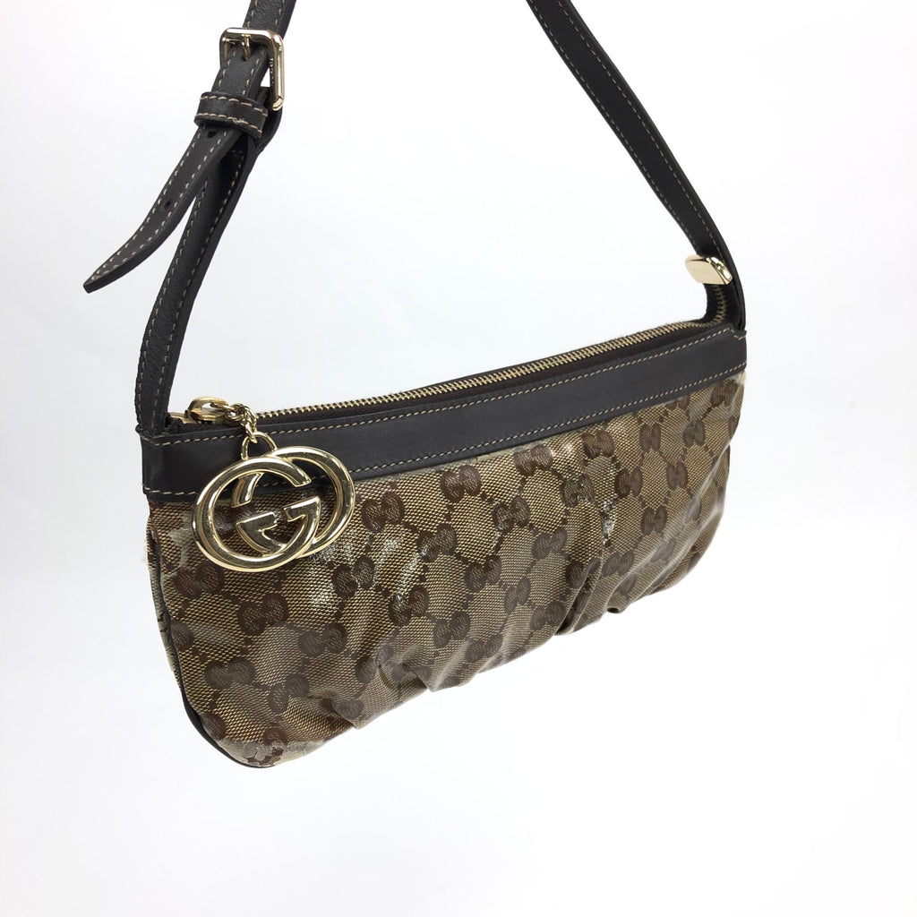 GUCCI MONOGRAM SHOULDER BAG
