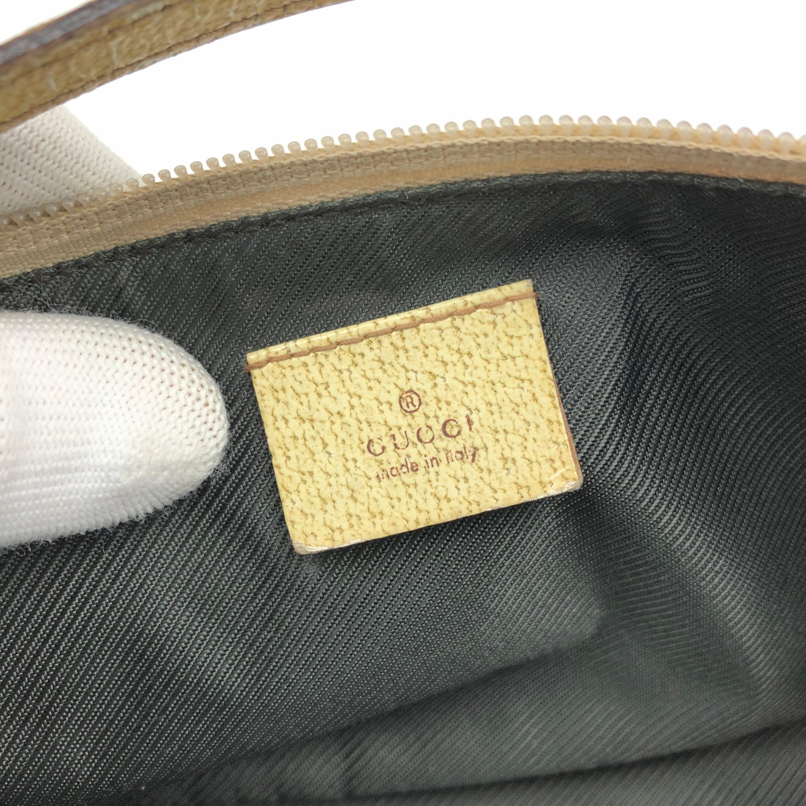 GUCCI MONOGRAM SHOULDER BAG
