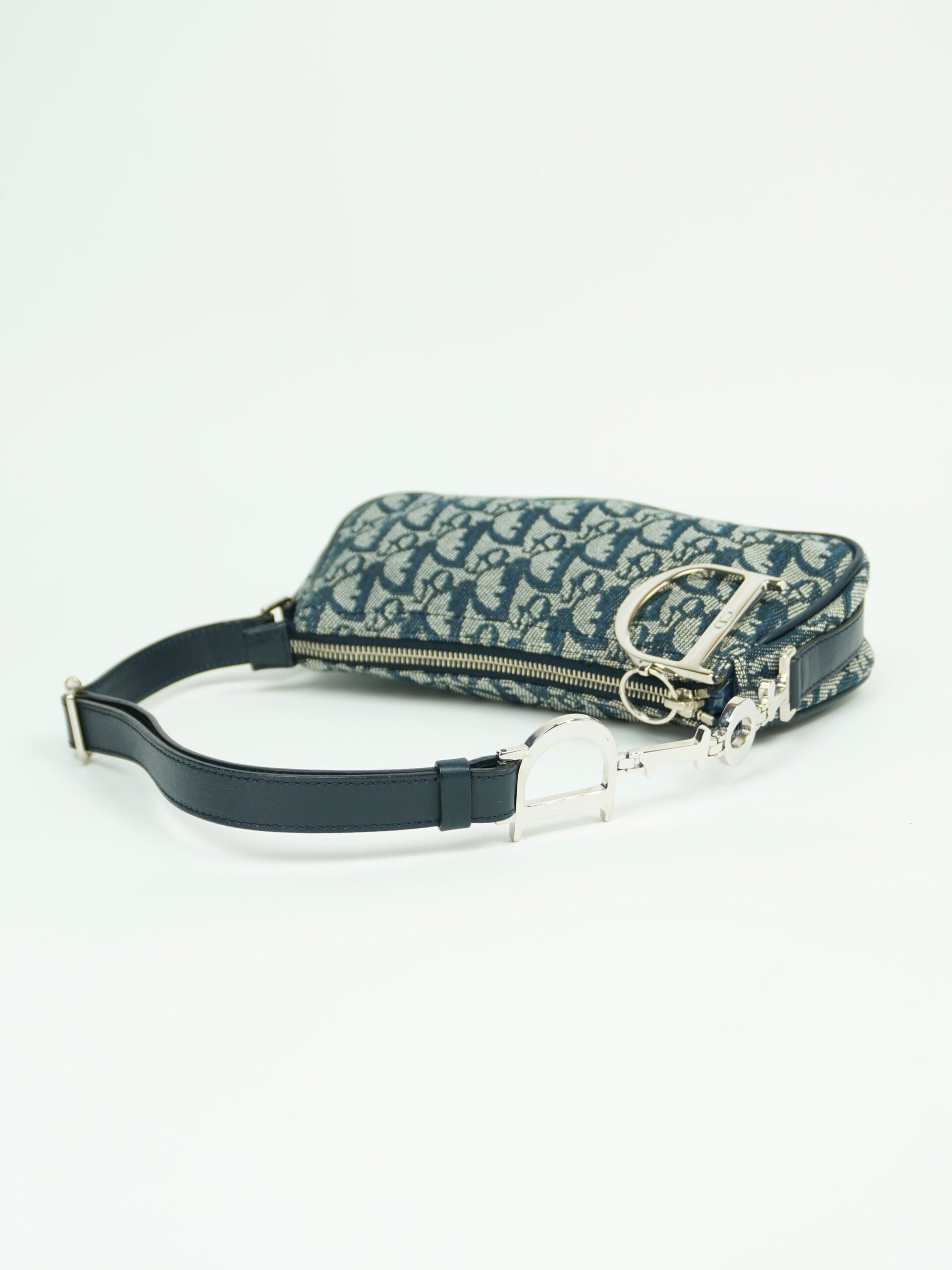CHRISTIAN DIOR BAG WITH SILVER HARDWARE