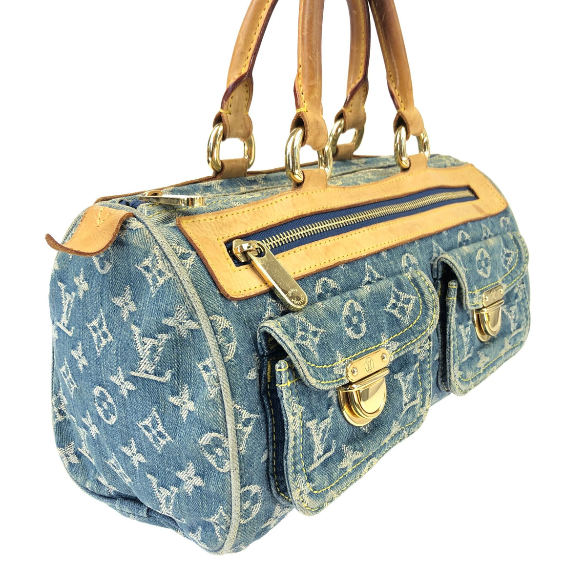 LOUIS VUITTON NEO SPEEDY DENIM BAG