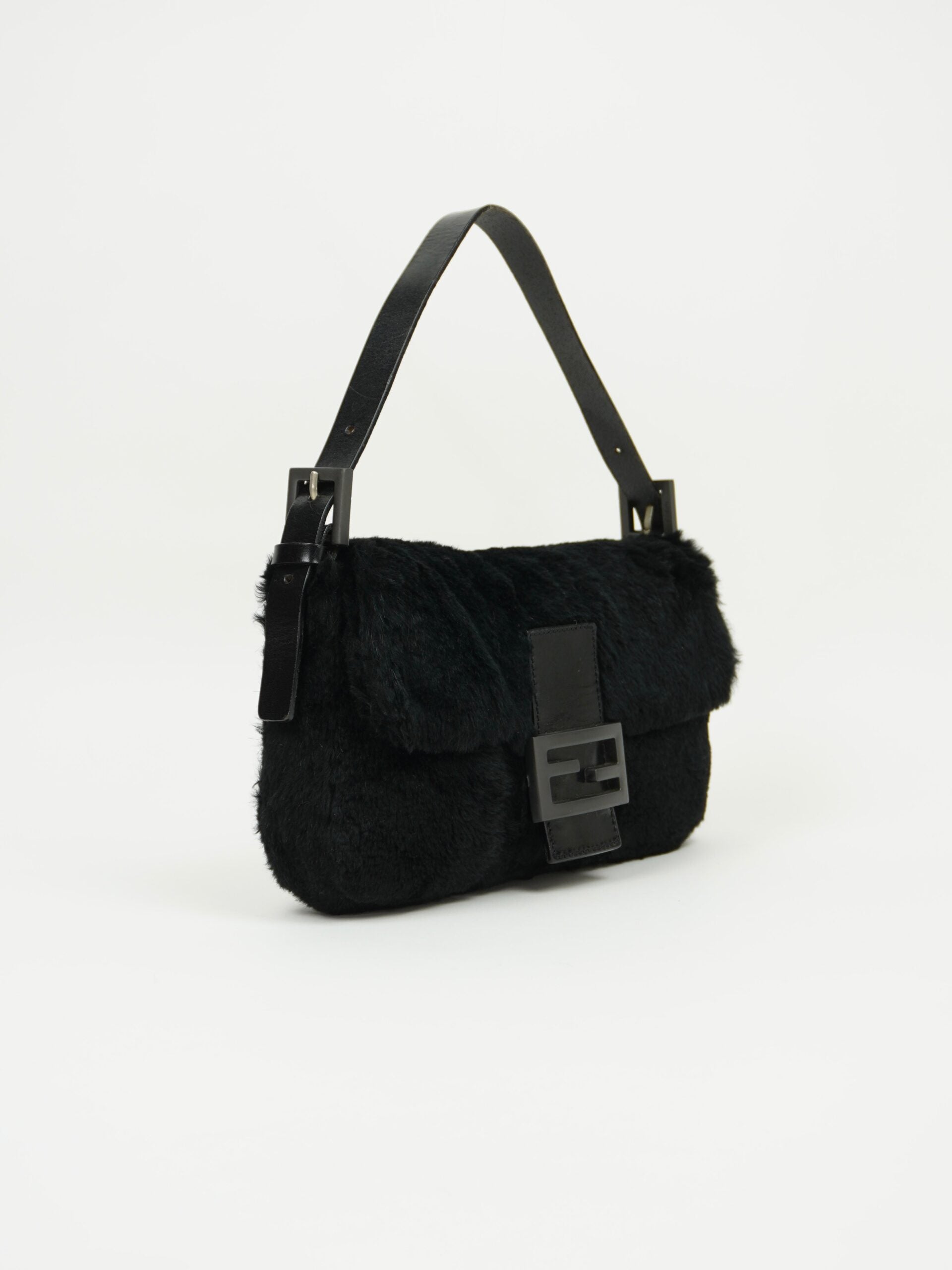 FENDI FUR BAGUETTE BAG