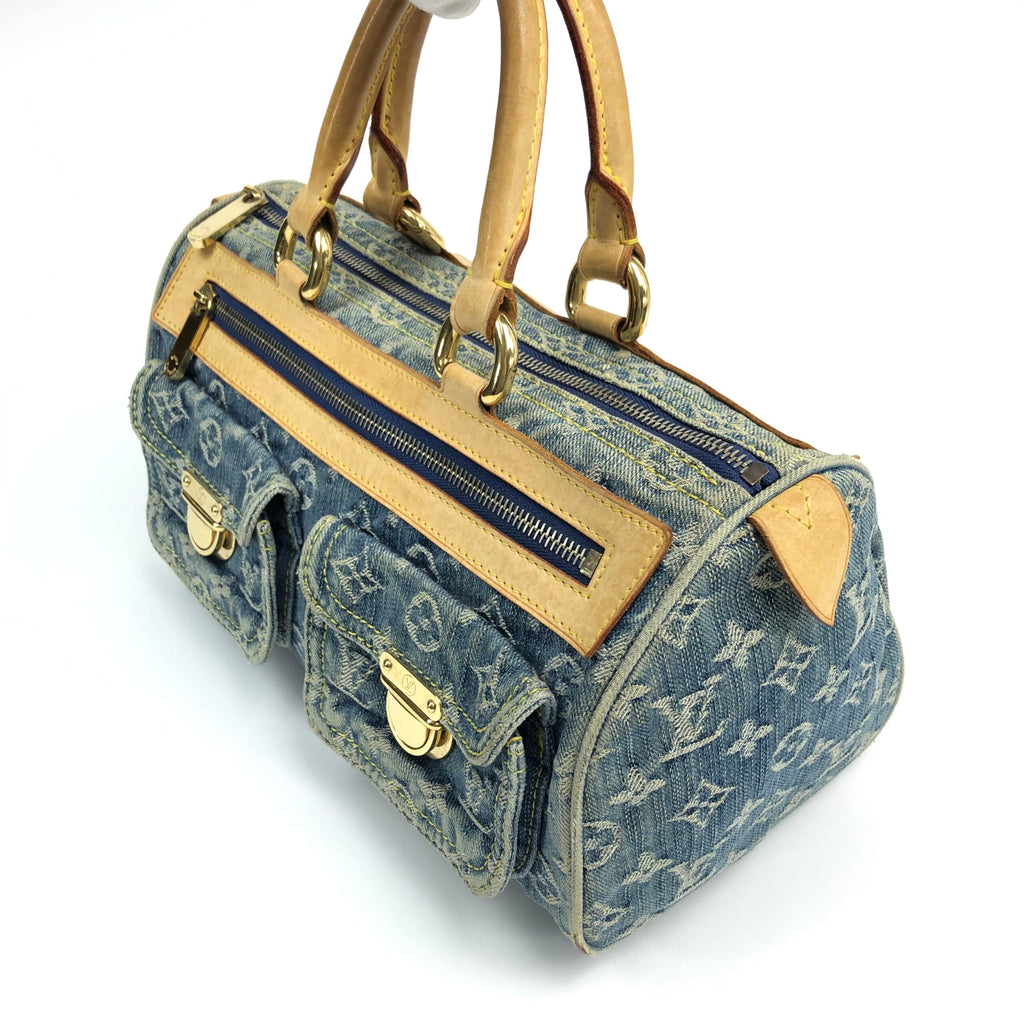 LOUIS VUITTON NEO SPEEDY DENIM BAG