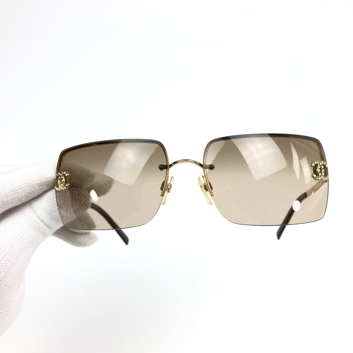 CHANEL RIMLESS SUNGLASSES