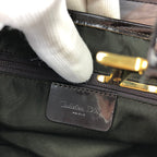 CHRISTIAN DIOR WATER COLOUR DOUBLE SADDLE BAG