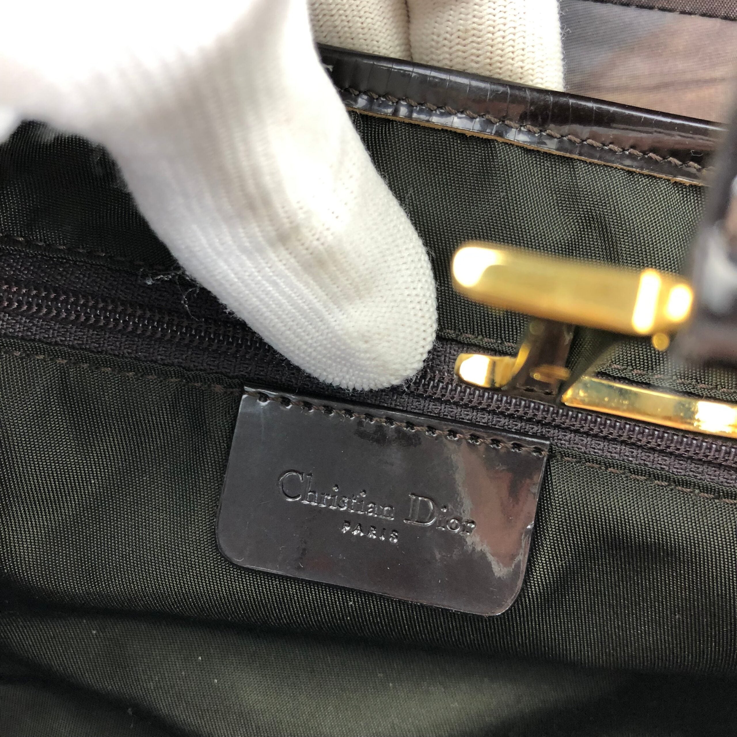 CHRISTIAN DIOR WATER COLOUR DOUBLE SADDLE BAG