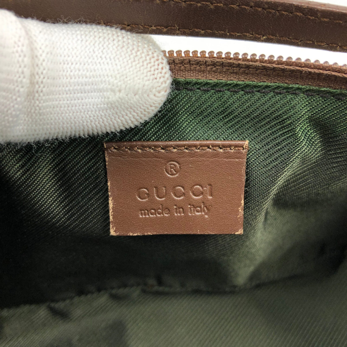 GUCCI MONOGRAM SHOULDER BAG