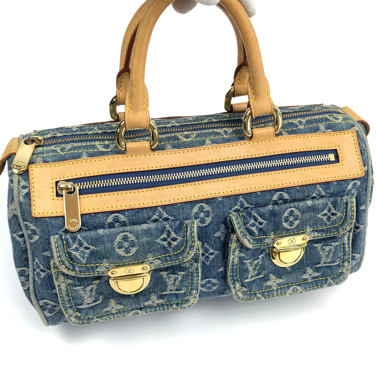 LOUIS VUITTON NEO SPEEDY DENIM BAG