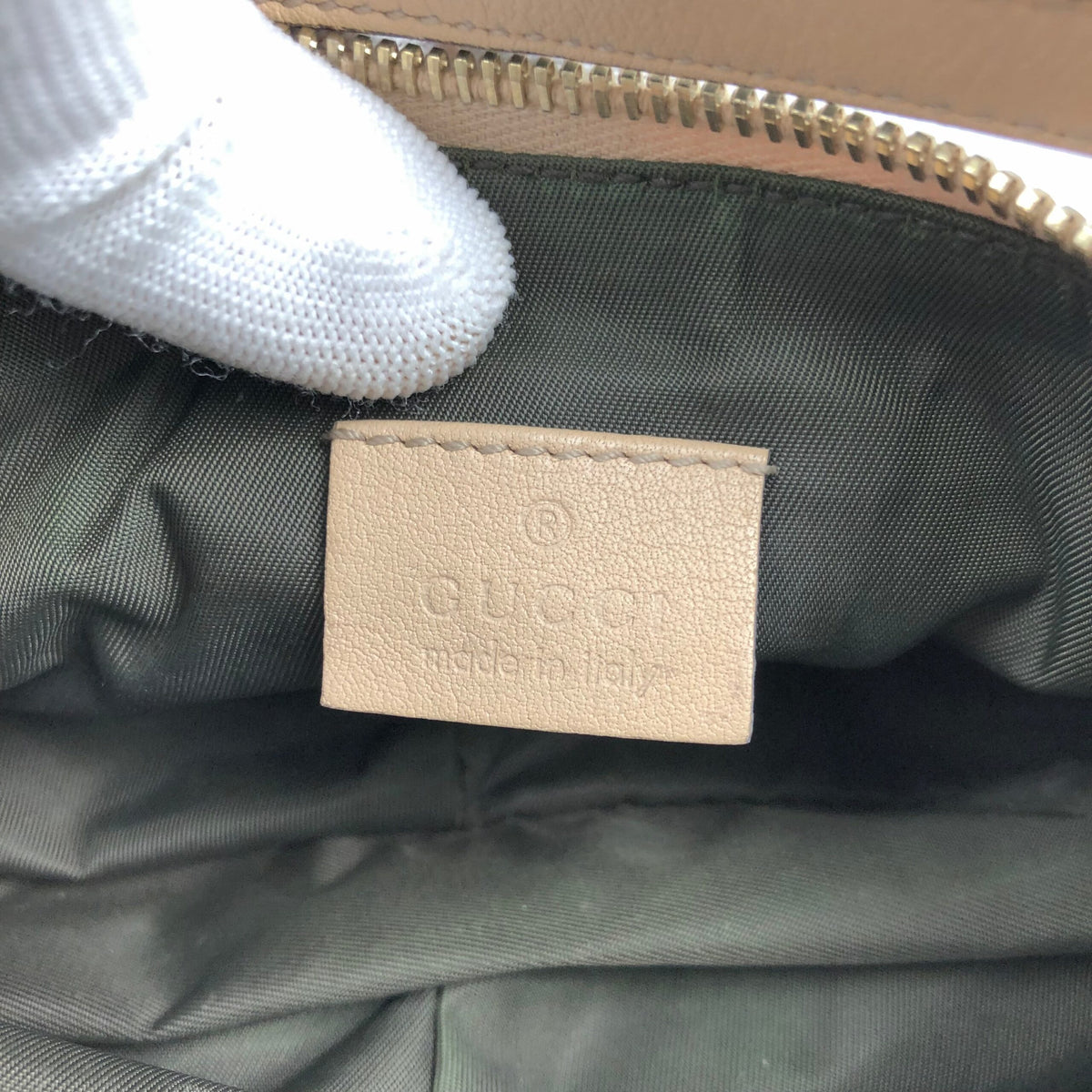 GUCCI MONOGRAM SHOULDER BAG