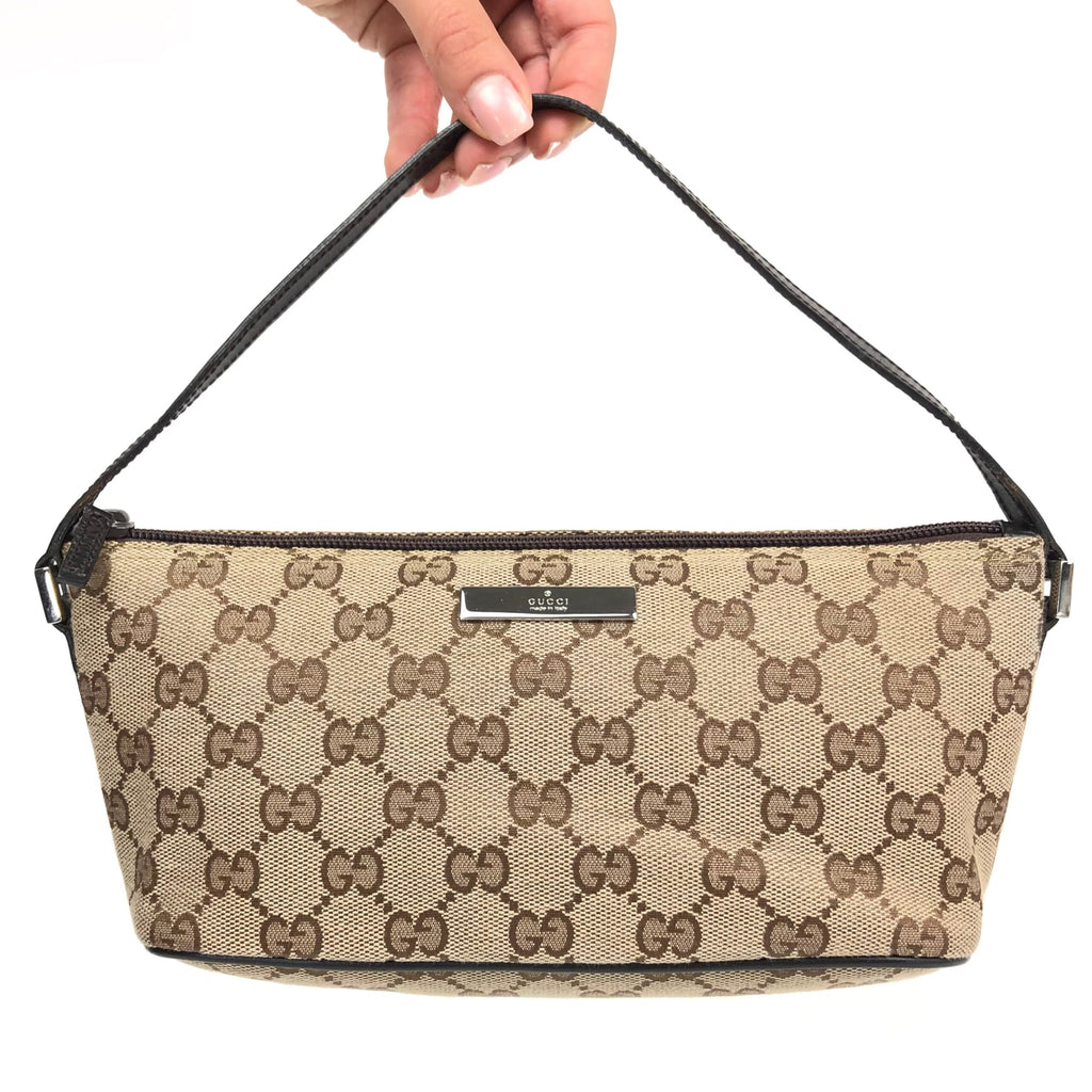 GUCCI MONOGRAM SHOULDER BAG