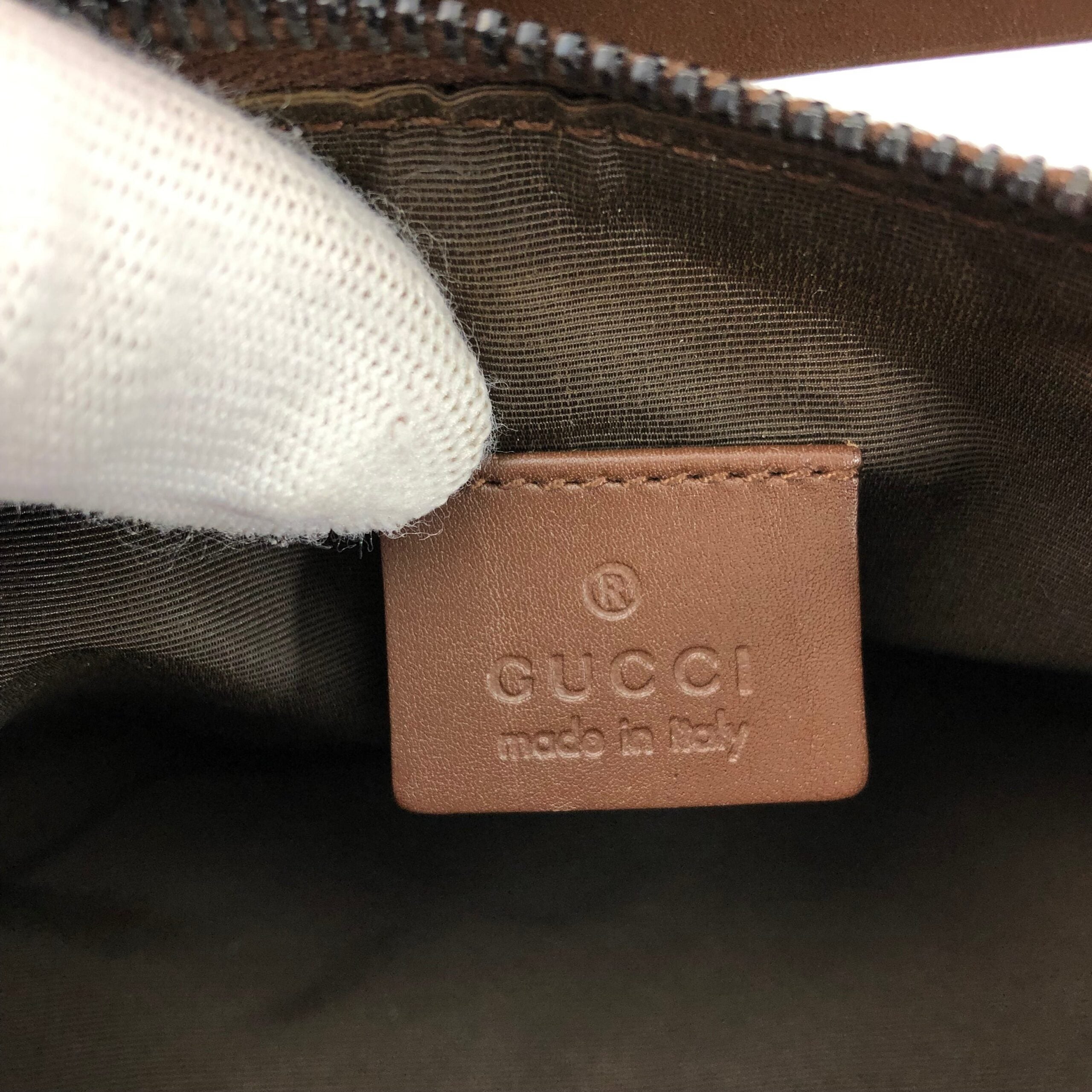 GUCCI MONOGRAM SHOULDER BAG