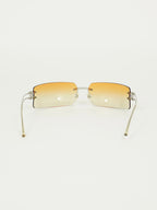 CHANEL RIMLESS RHINESTONE SUNGLASSES