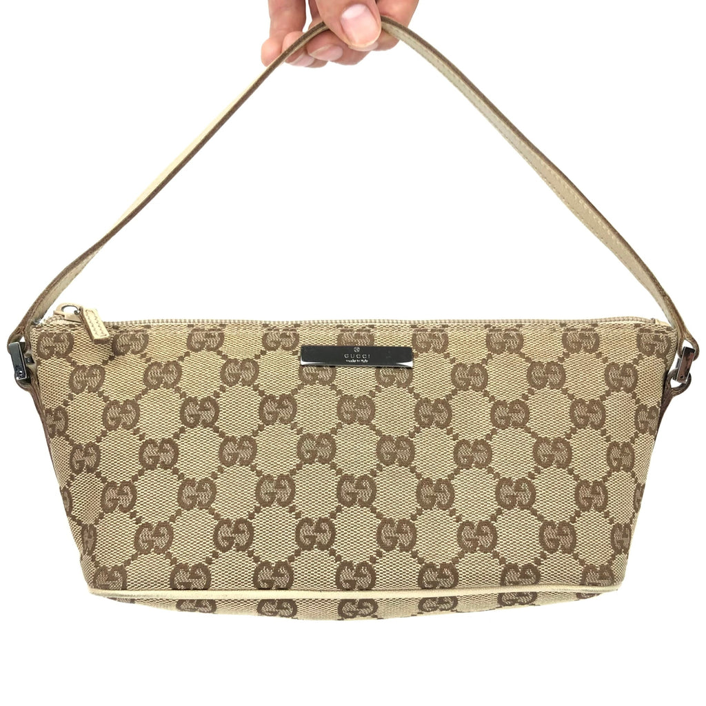 GUCCI MONOGRAM SHOULDER BAG