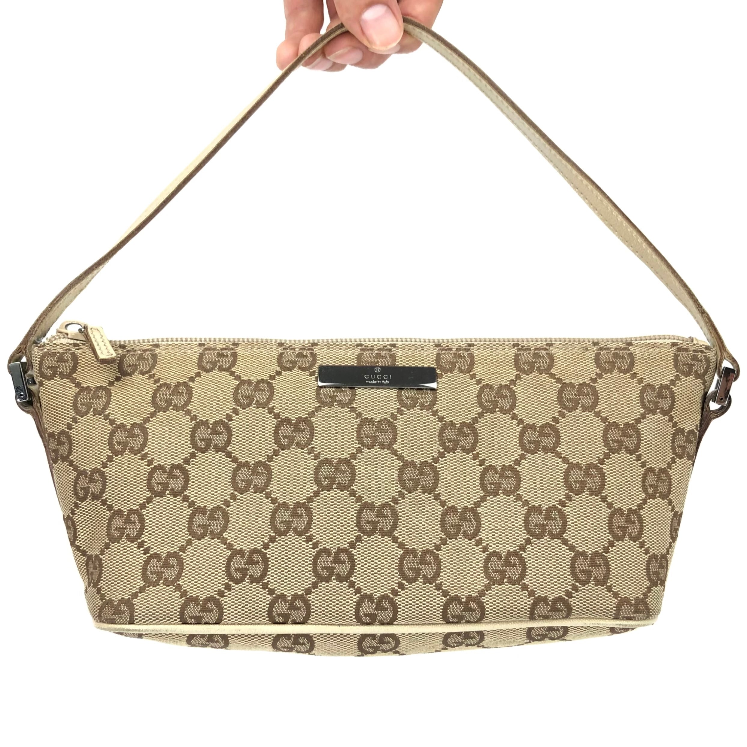 GUCCI MONOGRAM SHOULDER BAG