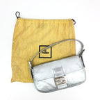 FENDI SILVER BAGUETTE BAG