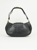 FENDI LEATHER BAG WITH GOLD HARDWARE