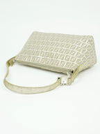 FENDI ZUCCA SHIMMER SHOULDER BAG