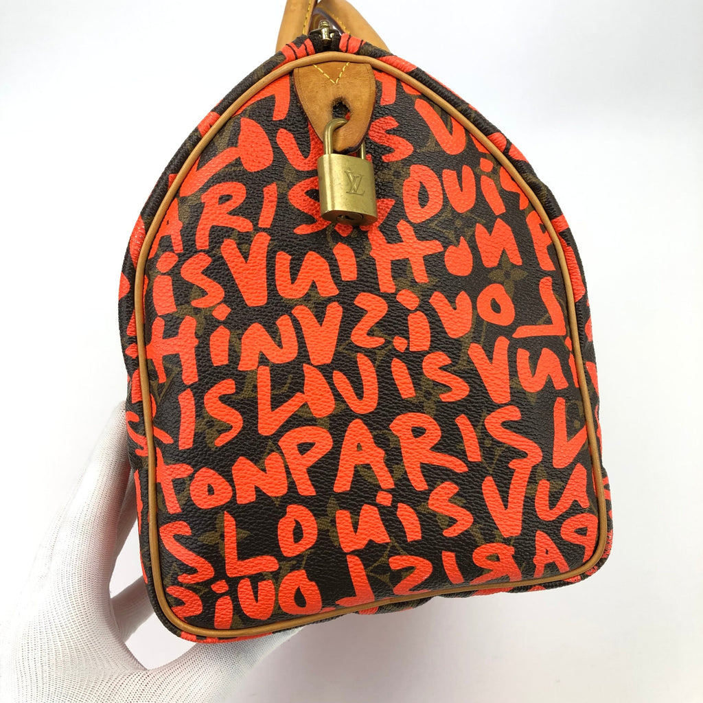 LOUIS VUITTON STEPHEN SPROUSE GRAFFITI SPEEDY 30 BAG