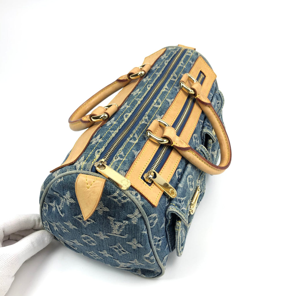 LOUIS VUITTON NEO SPEEDY DENIM BAG