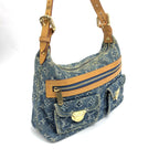LOUIS VUITTON BAGGY PM DENIM SHOULDER BAG