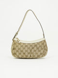 GUCCI MONOGRAM BAG WITH HEART CHARM