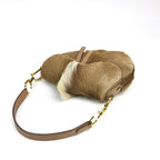 CHRISTIAN DIOR PONY HAIR MOHAWK SADDLE BAG