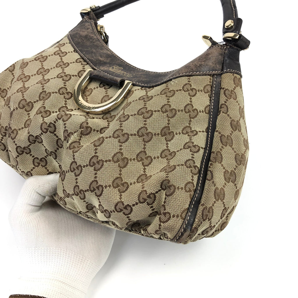 GUCCI MONOGRAM ABBEY SHOULDER BAG