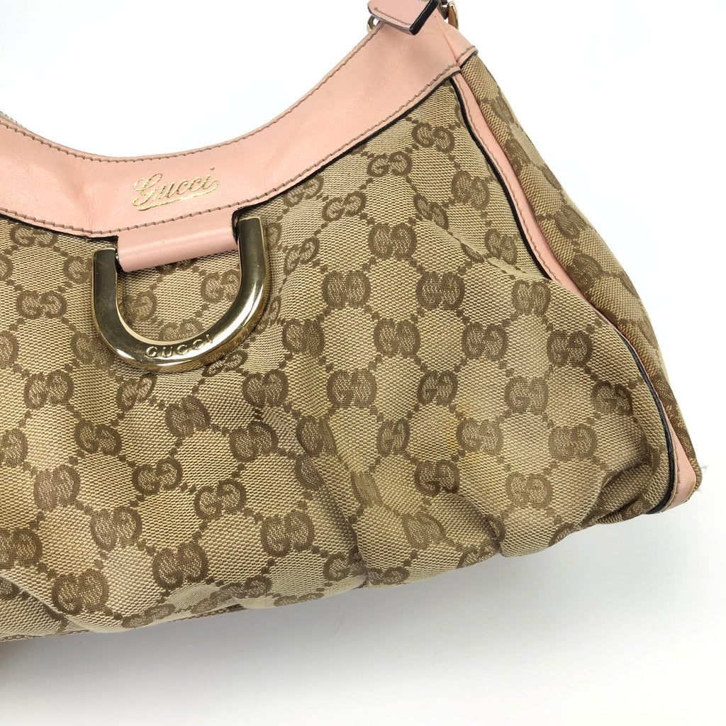 GUCCI ABBEY MONOGRAM SHOULDER BAG