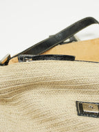 FENDI CROCHET BAGUETTE WITH DIAMANTÉ BUCKLE