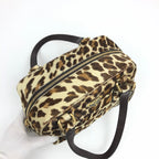 PRADA CALF HAIR LEOPARD SHOULDER BAG