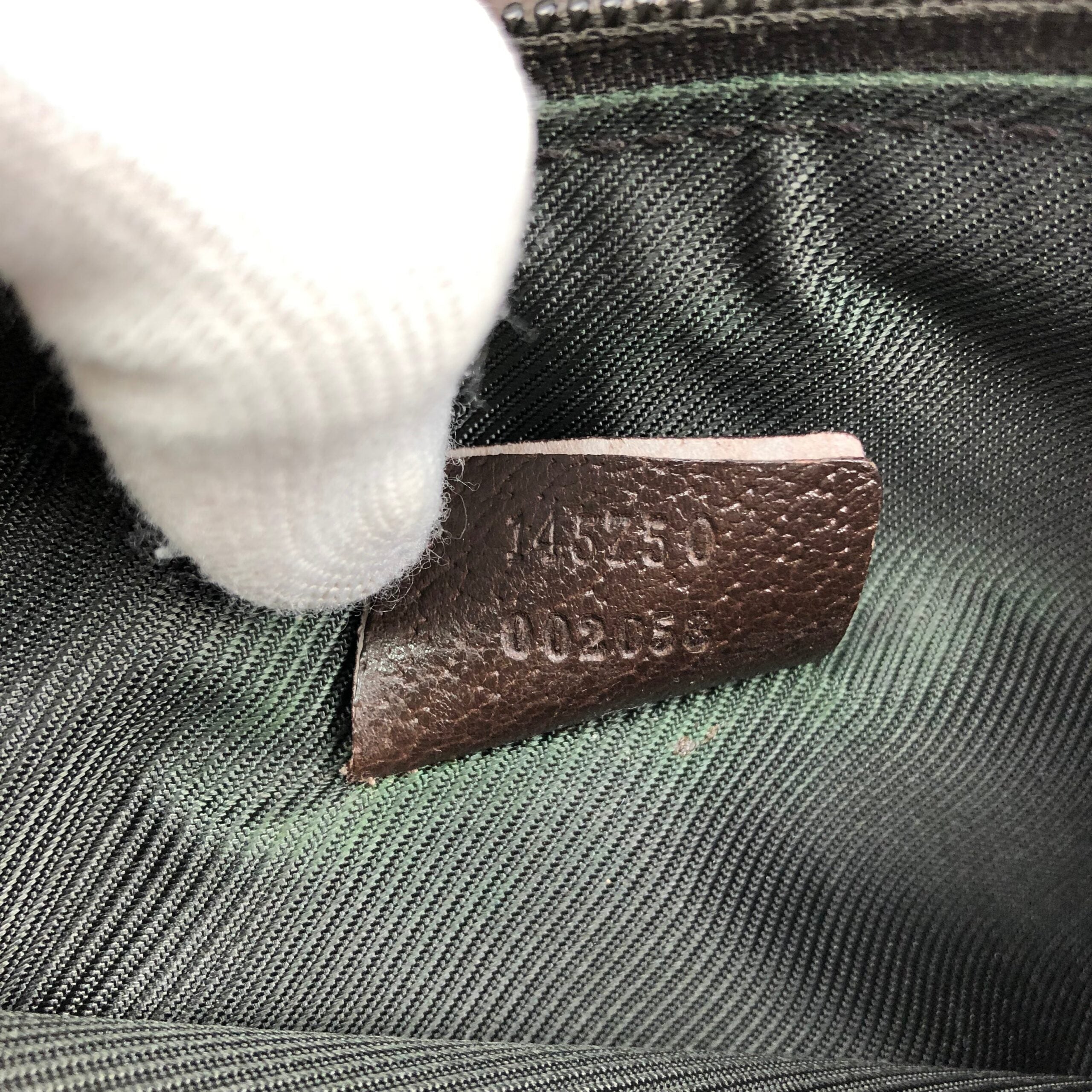 GUCCI MONOGRAM SHOULDER BAG