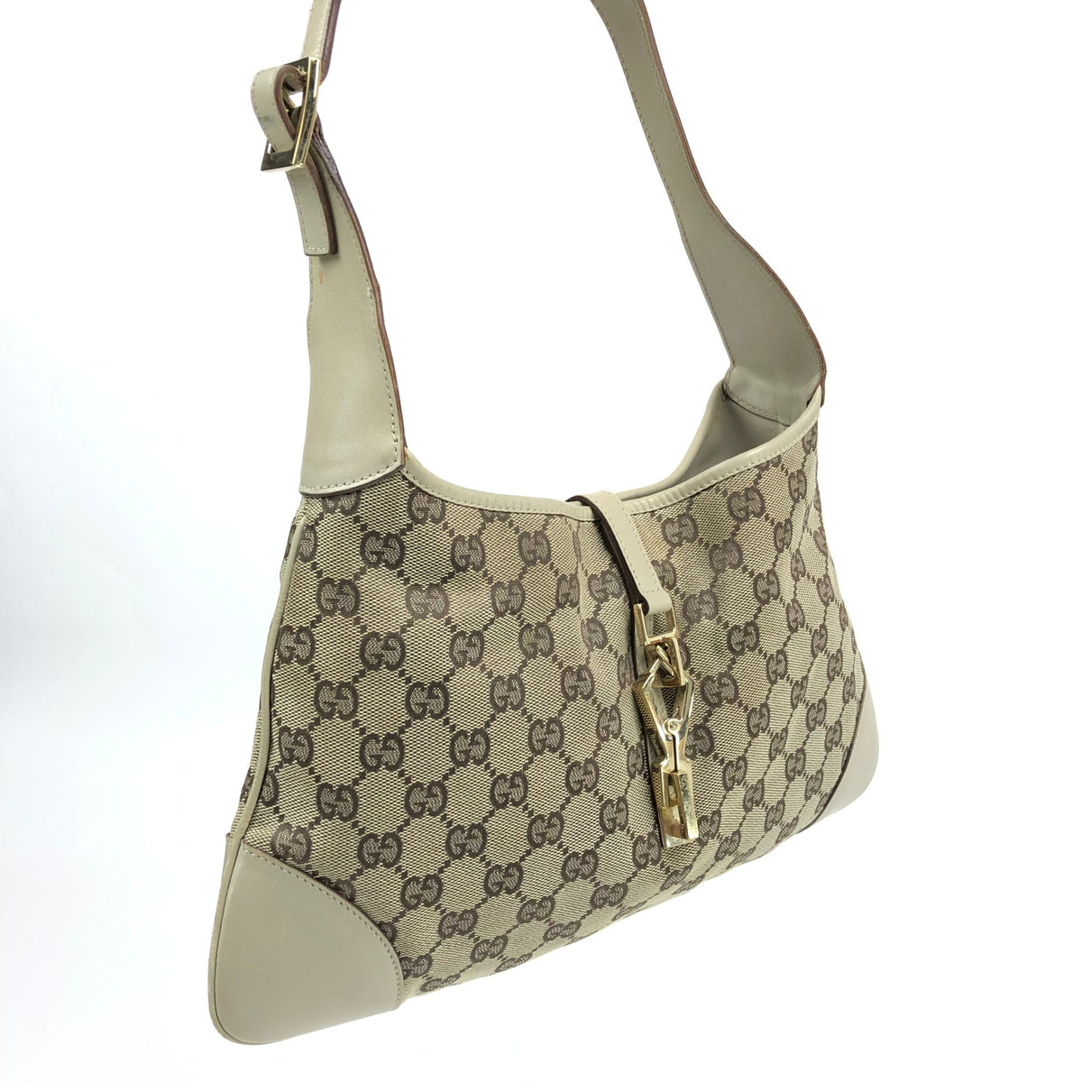 GUCCI MONOGRAM JACKIE SHOULDER BAG