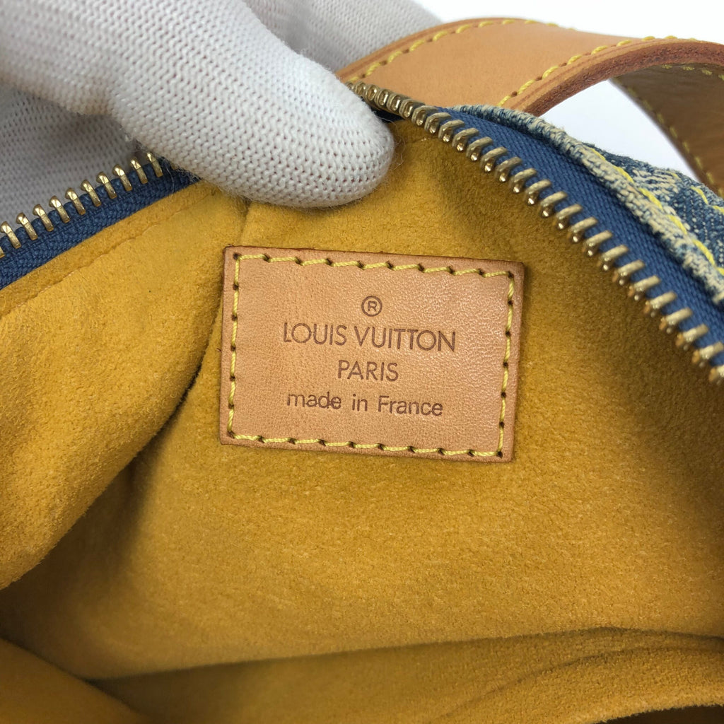 LOUIS VUITTON BAGGY PM DENIM SHOULDER BAG