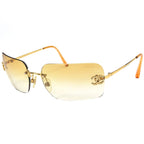 CHANEL RIMLESS SUNGLASSES