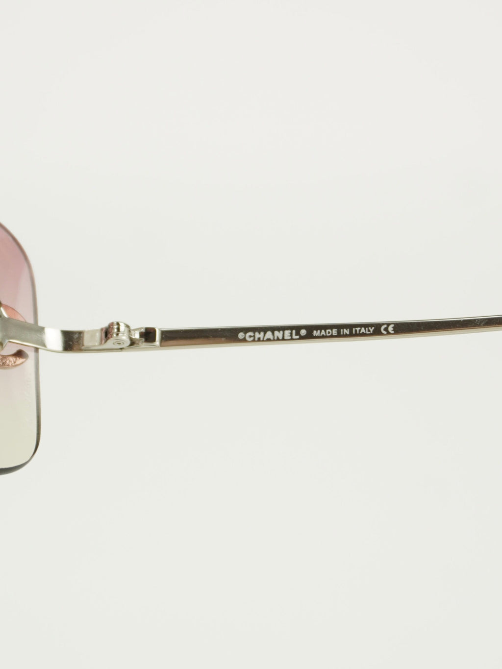 CHANEL RIMLESS RHINESTONE SUNGLASSES