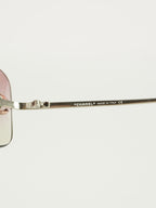 CHANEL RIMLESS RHINESTONE SUNGLASSES