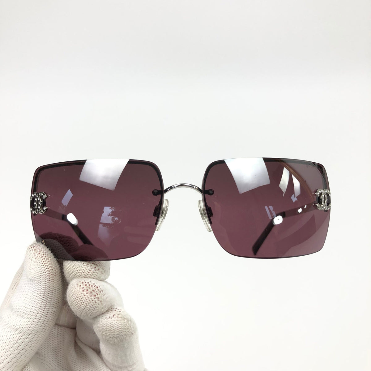 CHANEL RIMLESS SUNGLASSES