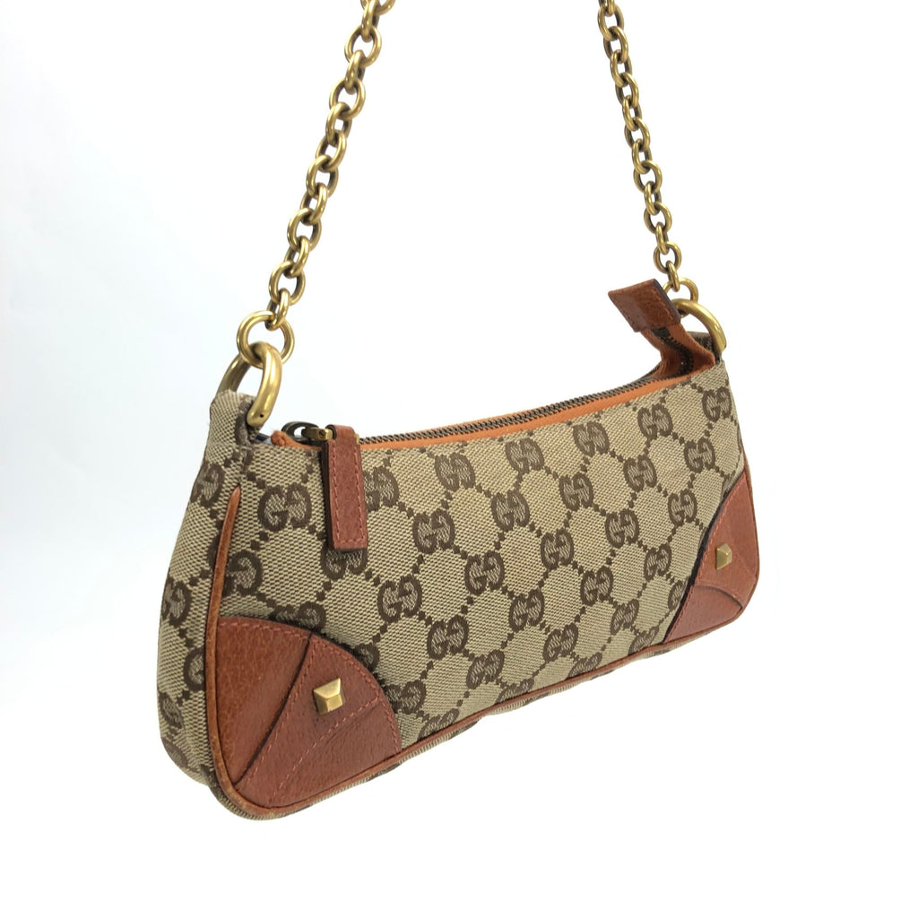 GUCCI MONOGRAM TOM FORD CHAIN SHOULDER BAG