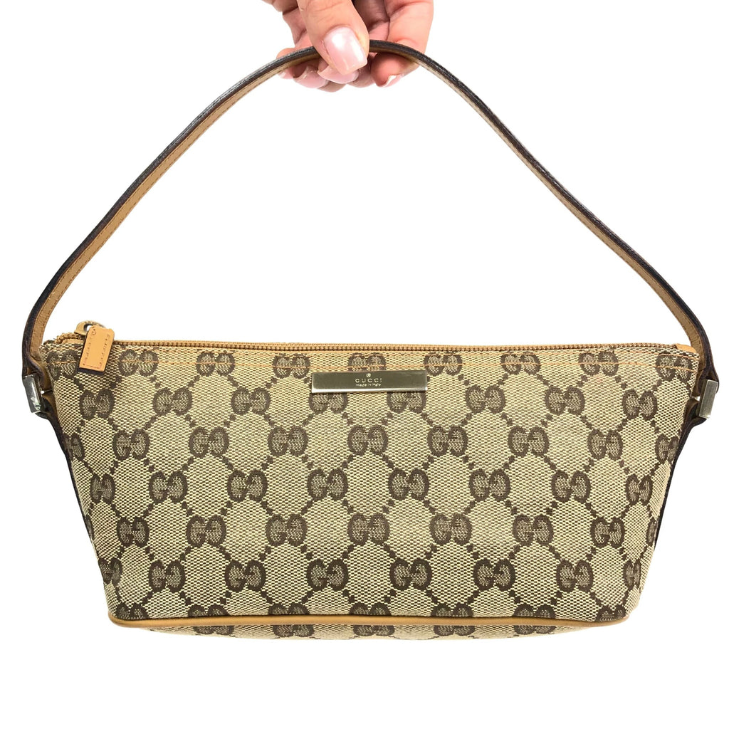 GUCCI MONOGRAM SHOULDER BAG
