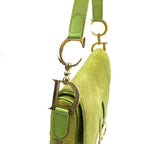 CHRISTIAN DIOR EXOTIC LIZARD DOUBLE SADDLE BAG