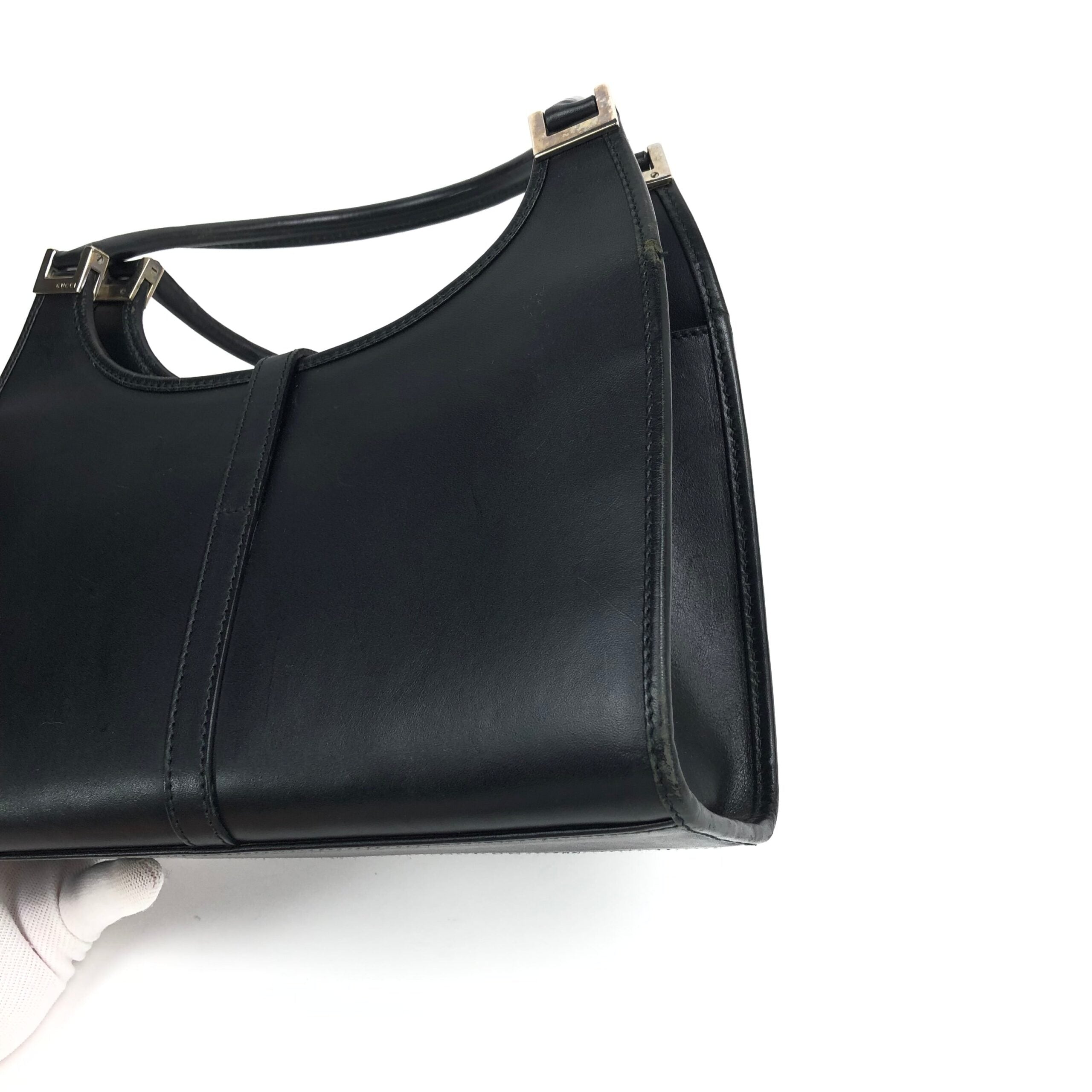 GUCCI JACKIE LEATHER SHOULDER BAG