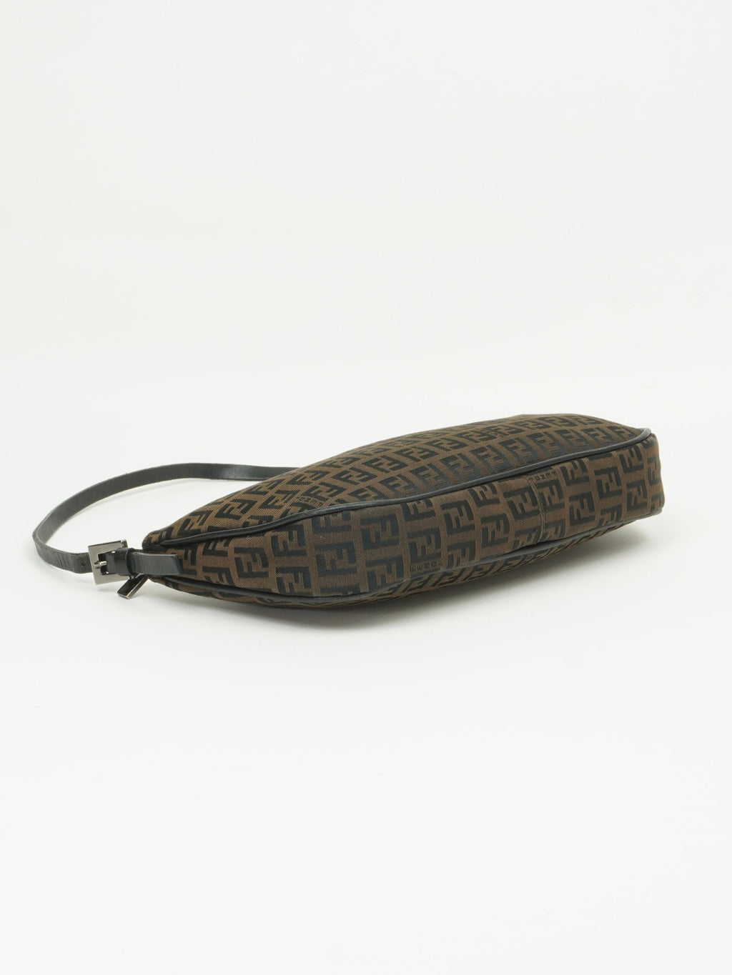 FENDI ZUCCA CRESCENT SHOULDER BAG