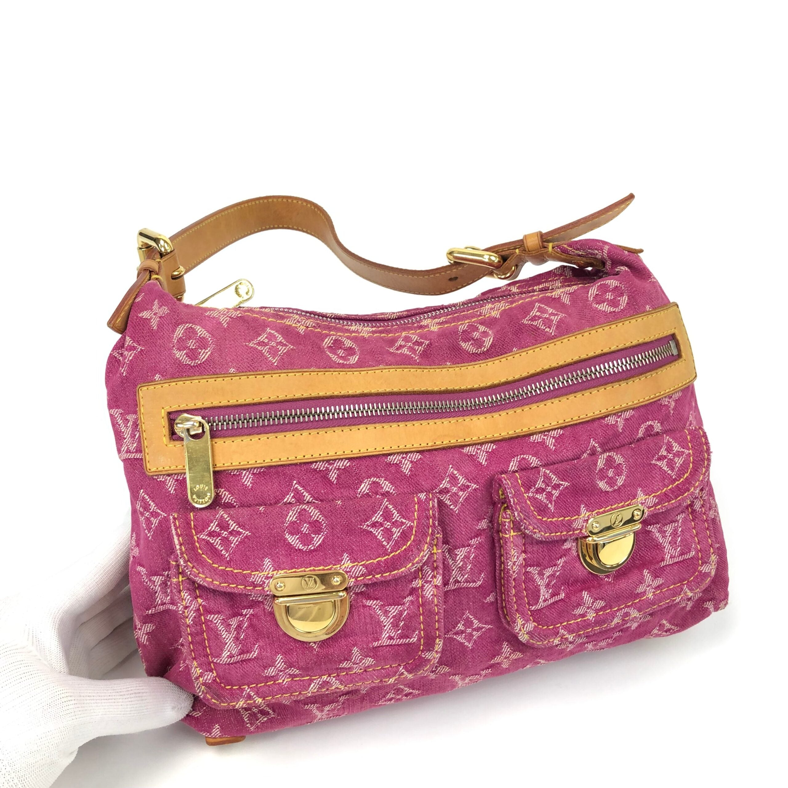 LOUIS VUITTON BAGGY PM DENIM SHOULDER BAG