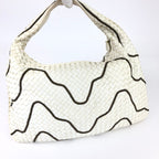 BOTTEGA VENETA INTRECCIATO HOBO BAG WITH CHAIN DETAILING