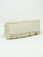 GUCCI LEATHER EMBOSSED MONOGRAM ABBEY BAG