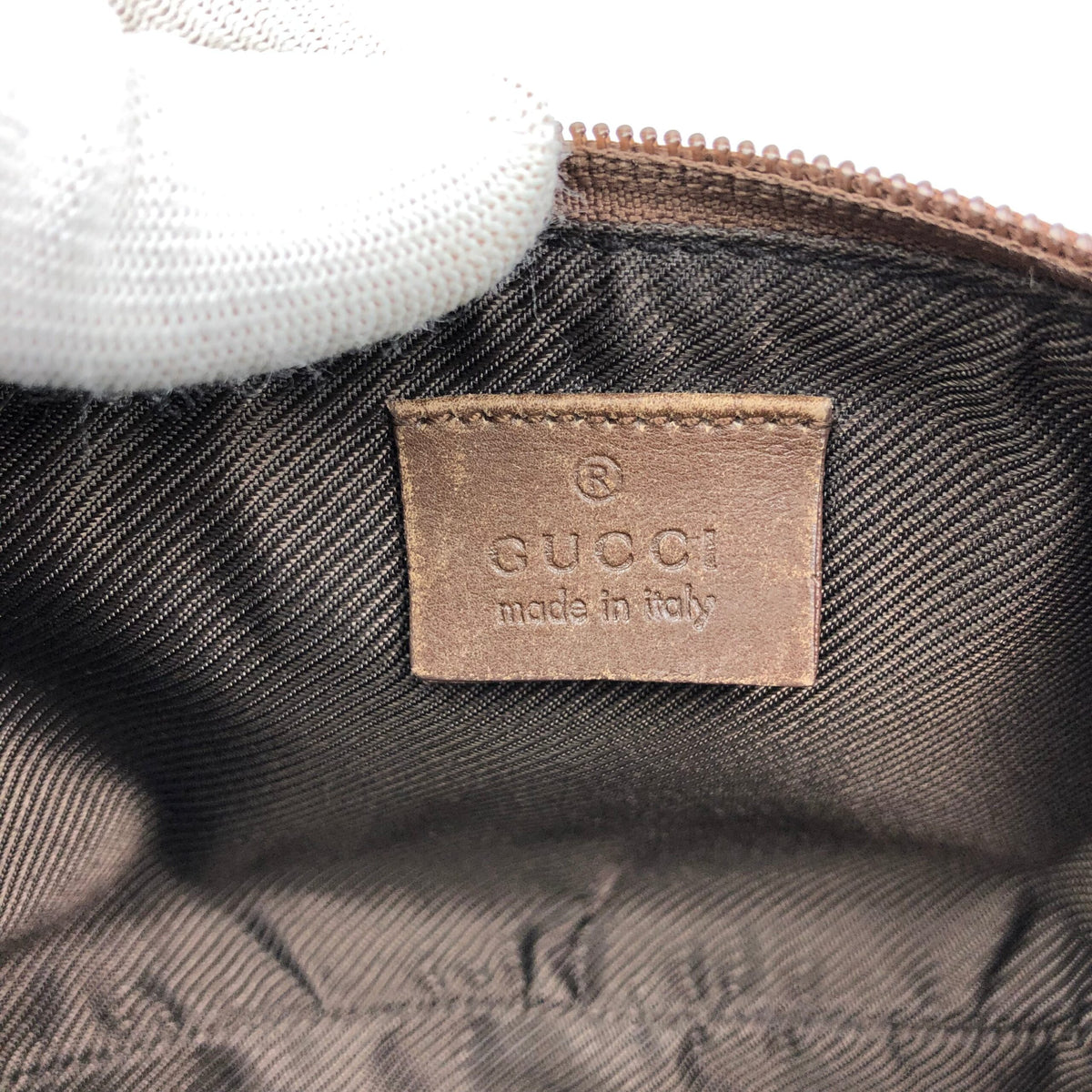GUCCI MONOGRAM SHOULDER BAG
